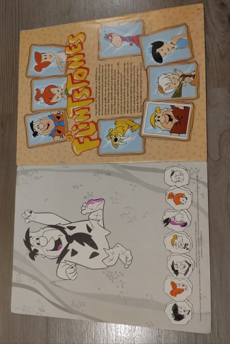 Caderneta Flintstones Panini