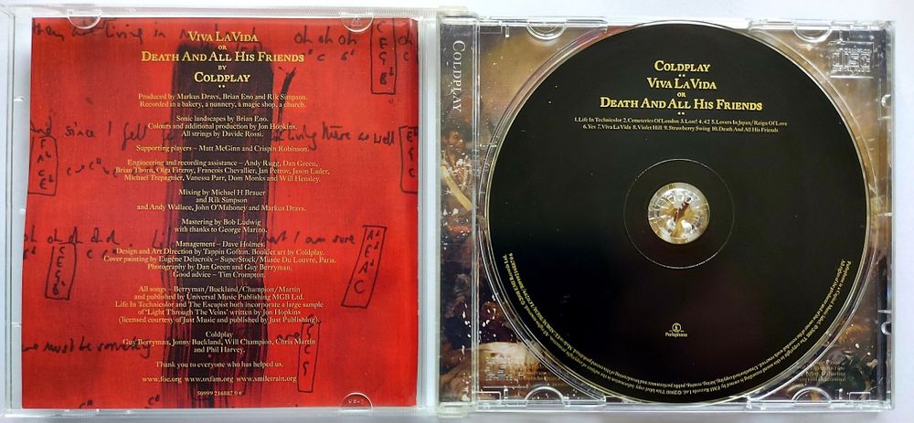 Coldplay Viva La Vida 2008r