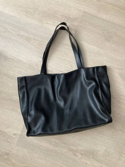 Сумка шопер з еко шкіри boohoo