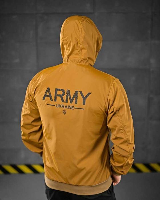 Тактична вітровка ARMY UKRAINE койот з тризубом Без передоплати