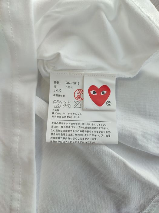 Футболка CDG Play comme des garcons | кдг плей