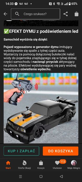 Auto na sterowanie nowe
