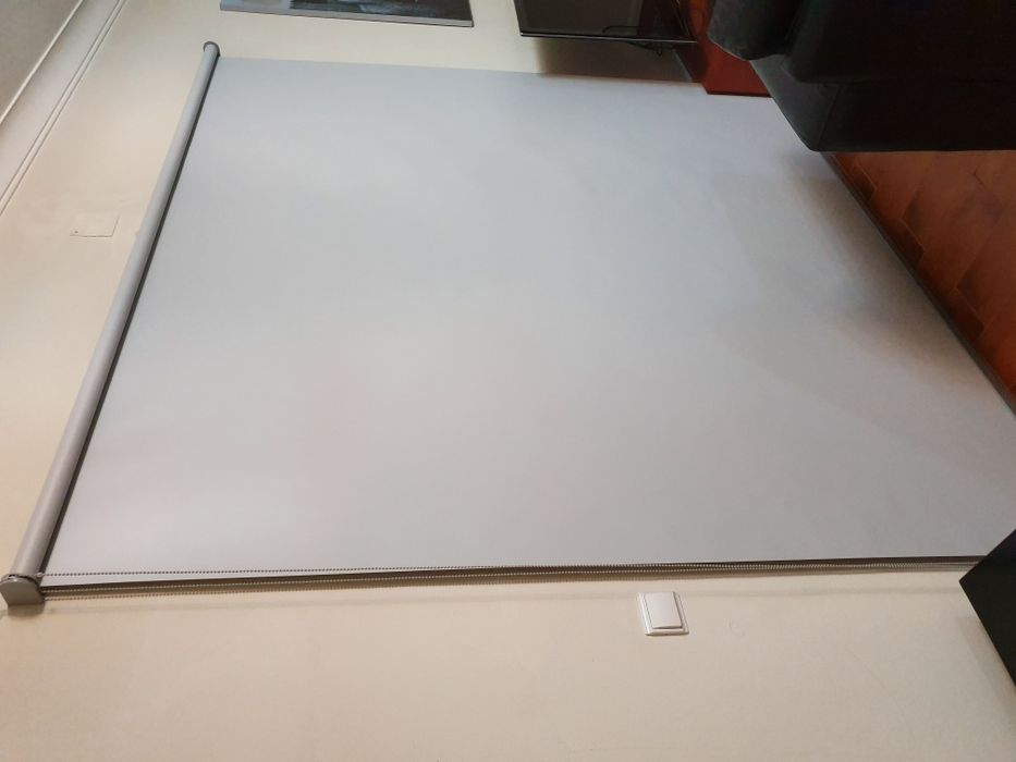 Estores rolo pvc cinza claro novos