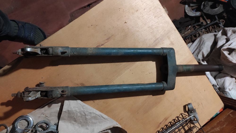 Вело вилки Минск ретро 17см. шток и Турист