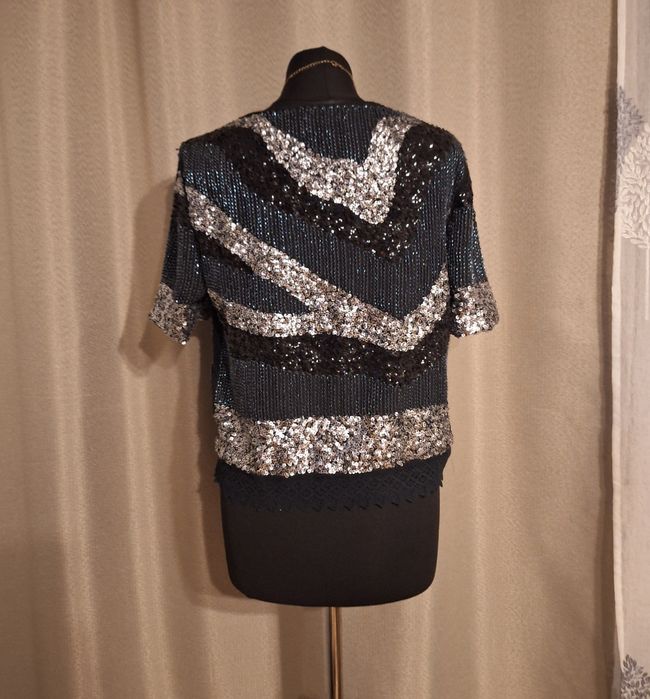 Bluzka cekinowa S 36 sylwester święta wyjściowa