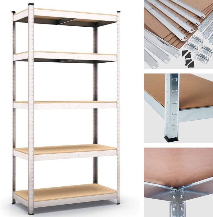 Стелаж металевий оцинкований 200x120x60