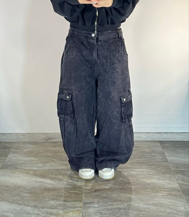 Широкі чорні джинси fade Baggy opium широкие джинси jaded archive rap