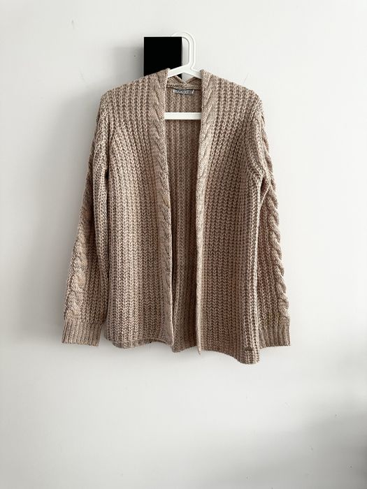 Sweter kardigan beżowy Quiosque