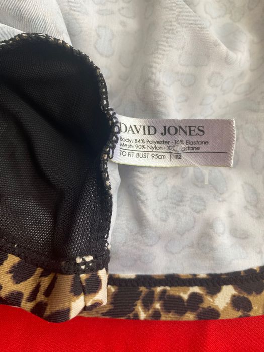 Леопардовий топ купальник David Jones 95 см