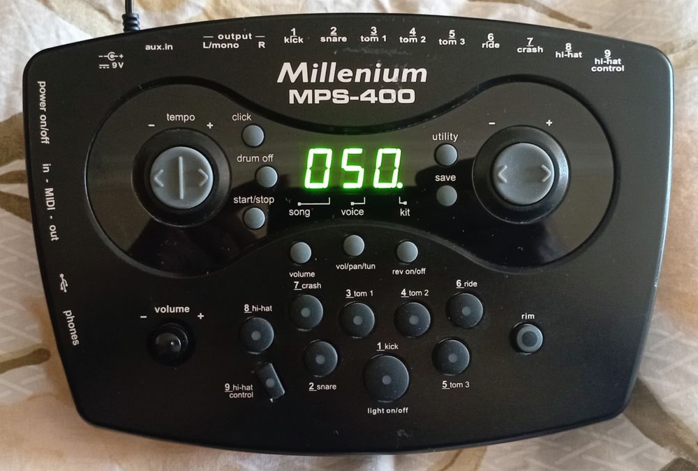 Módulo de bateria digital (Millenium MPS-400)