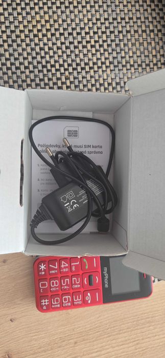 Telefon myPhone Hallo Easy czerwony