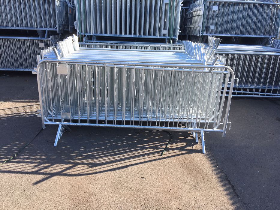 Barierka płot ogrodzenie tymczasowe Mannesmann Nowa Ocynk 2,5x1,1