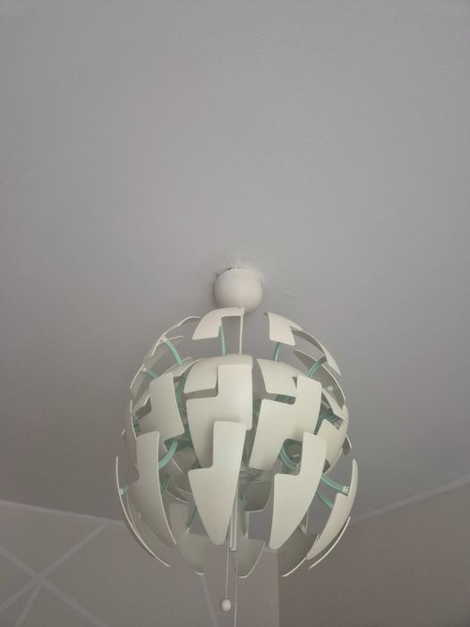 Lampa klosz ikea biala sp 2014