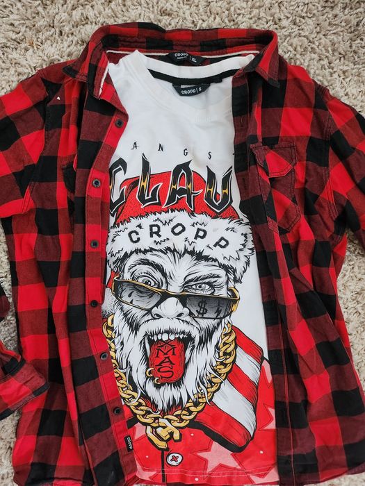 Cropp xl zestaw koszula bluzka spodenki