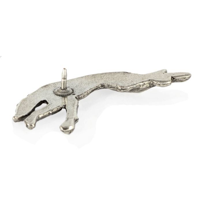 Greyhound pin posrebrzony w pudełku Art-Dog