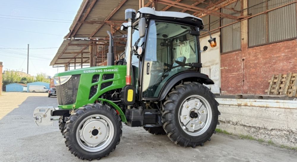 Мінітрактор Euro feng 554  Реверс Кондиціонер Примусова гідравліка