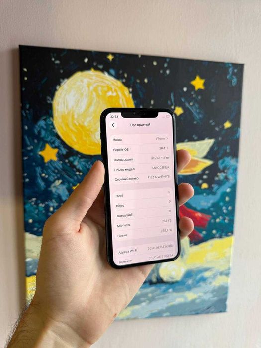 Iphone 11 pro 256 gb, ідеальний стан, 91 акб, айфон 11 про 256 гб