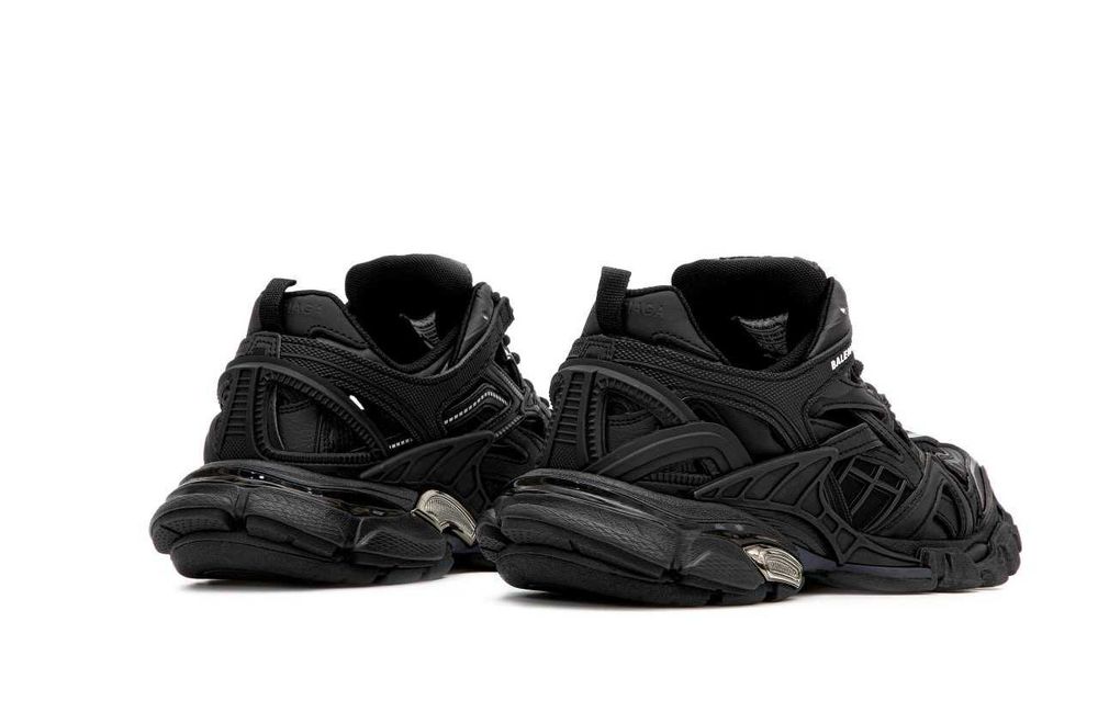 Мужские кроссовки Balenciaga Track 2 "Black" Premium. Размеры 41-45