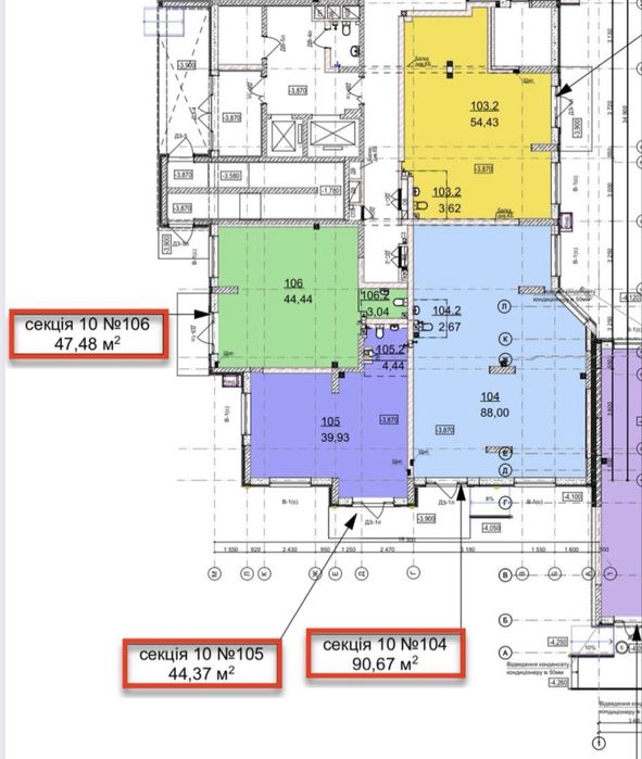 Продам фасадне кутове приміщення в ЖК Гранд Бурже