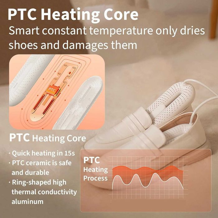 Сушилка для обуви Xiaomi Sothing Loop Stretchable Shoe Dryer таймером