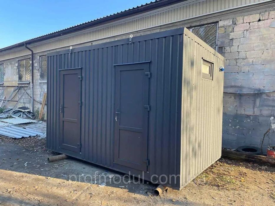 Побутівка металева утеплена для цілорічного проживання, бытовка люкс