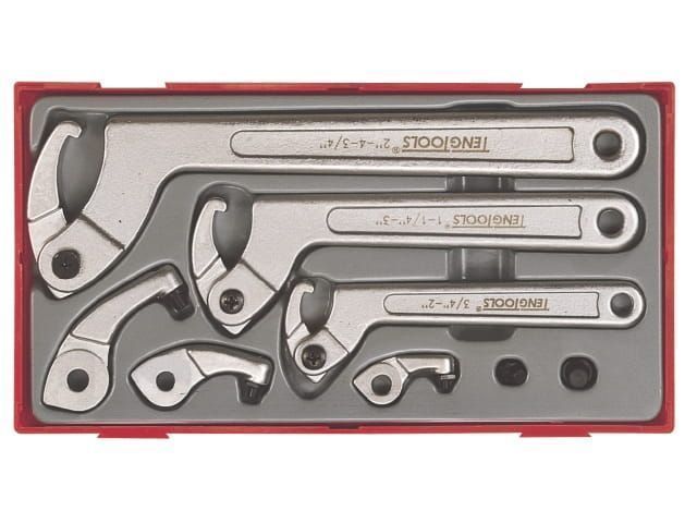 Zestaw Kluczy Hakowych 8Szt