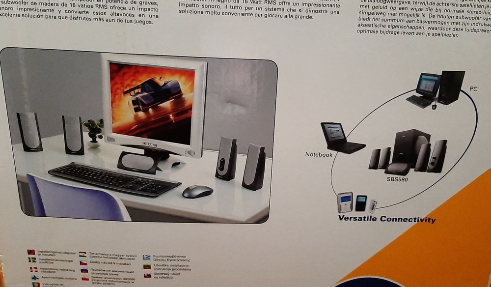 Sistema de som Creative