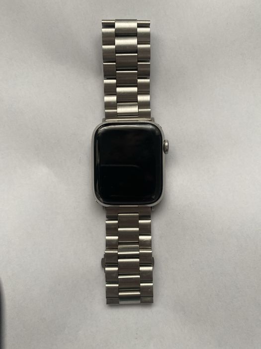 Apple Watch Series 7 45mm Aço Inoxidável Prateado (Cellular) + Loop Milanesa