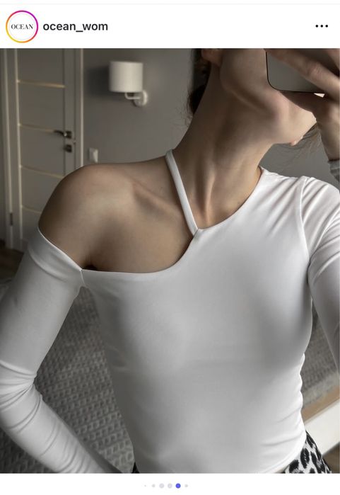 Лонгслів на одне плече