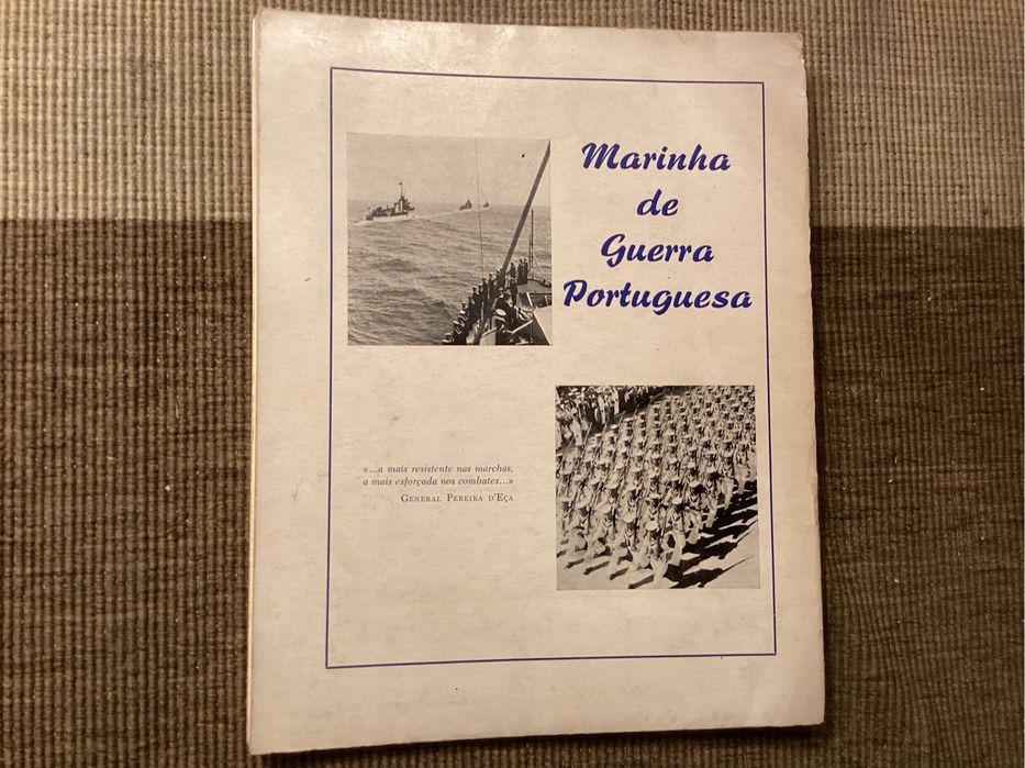 Livro Marinha de Guerra Portuguesa. 1962. Muitas fotos. RARO