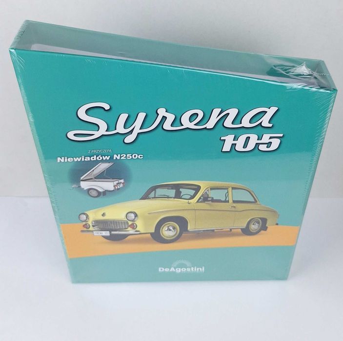 Segregator na gazetki kolekcji model Syrena 105 w skali 1:8