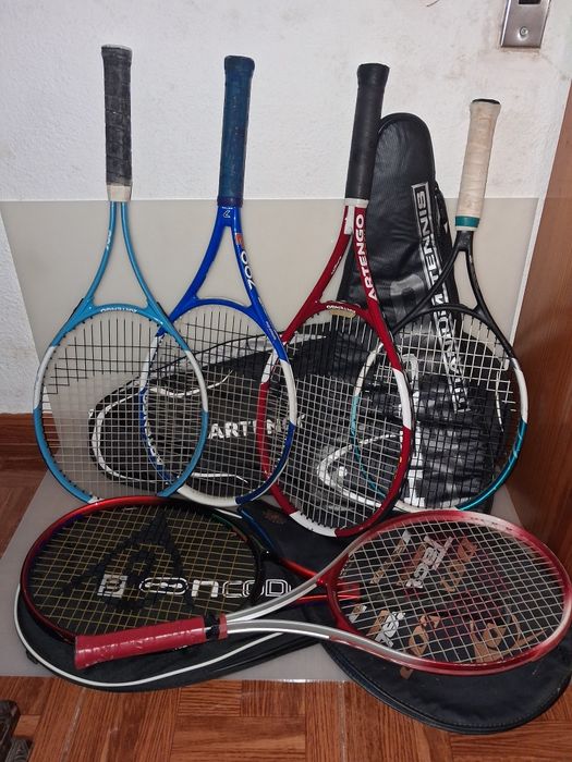 4 Sacos + 6 Raquetes de Ténis