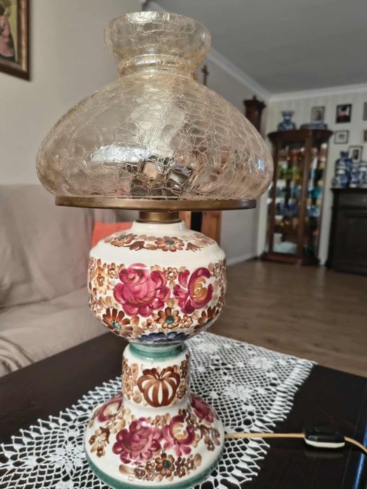 fajans włocławek lampa - antyki i przedmioty kolekcjonerskie | OLX
