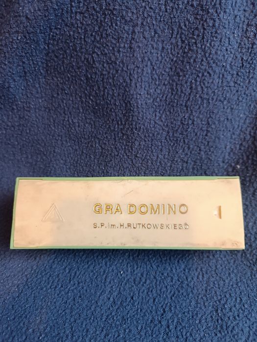 Gra domino PRL Spółdzielnia Rutkowskiego