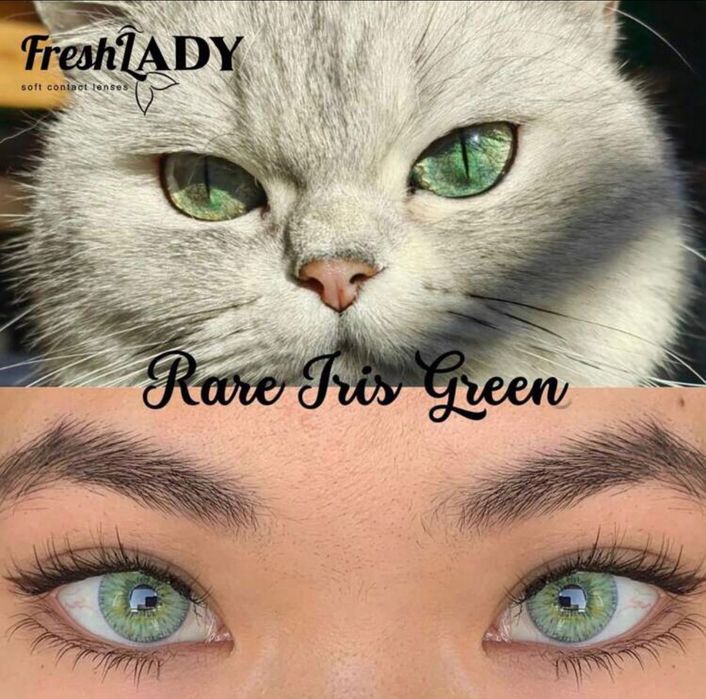 Lentes de cor verde