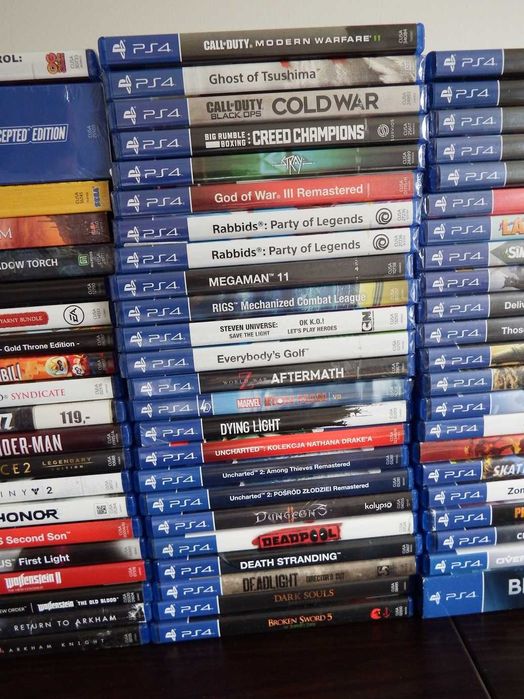 GRY PS4 PS5 God Of War JEDI Last Of Us 2 Gran Turismo SACKBOY Valhalla