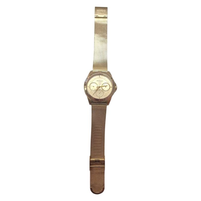 Zegarek Hugo BOSS Multifunction Gold Mesh Watch 1540159