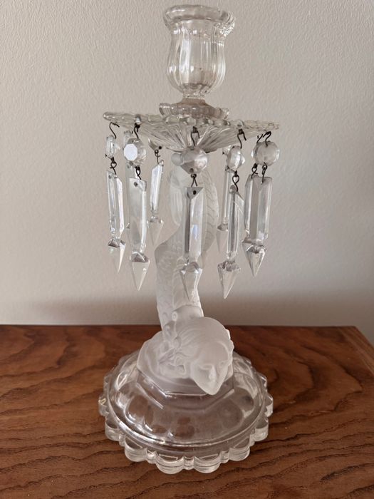 Candelabro sereia em cristal