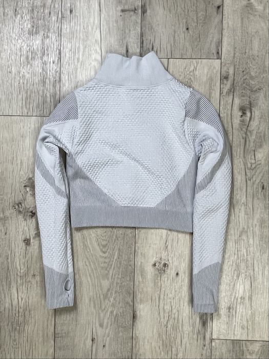 Кофта лонгслив S размер женская спортивная серая