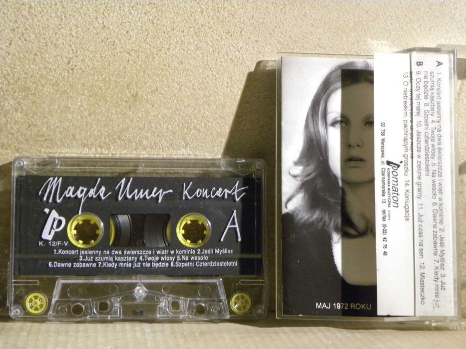 kaseta magnetofonowa Magda Umer Koncert