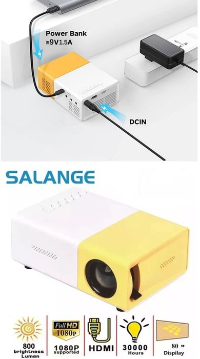 Salange YG300 pro Blue проектор новий