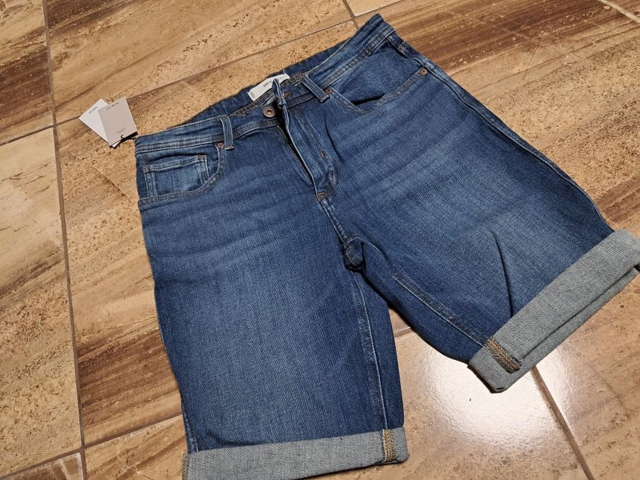 Spodenki Bermudy męskie jeansowe