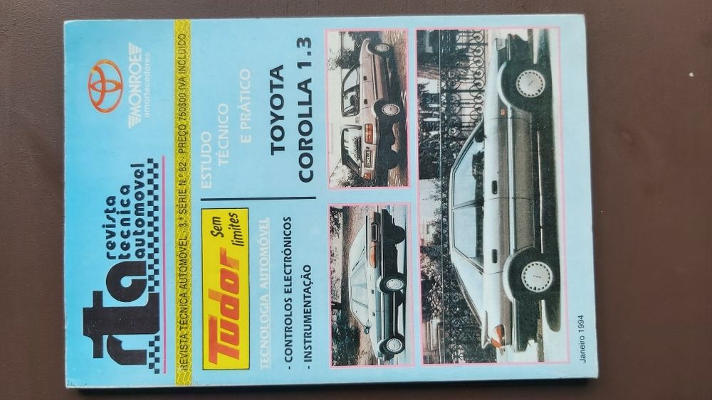 Toyota Corolla 1.3 Revista mecânica, manual mecânico oficina