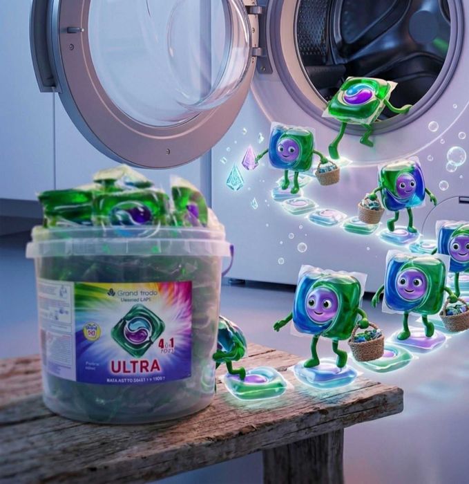 Капсули для прання Grand Trade 4 компонентні капсули Німецького виробн