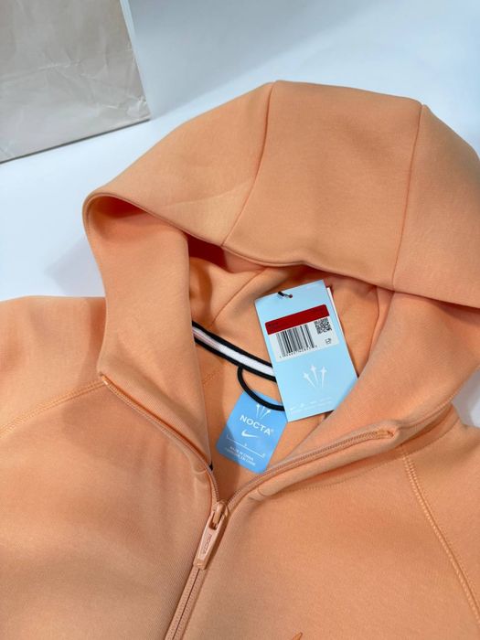 Зіпка Nike Nocta оранжева Кофта Найк Теч Фліс Нокта Зіп-Худі Найк