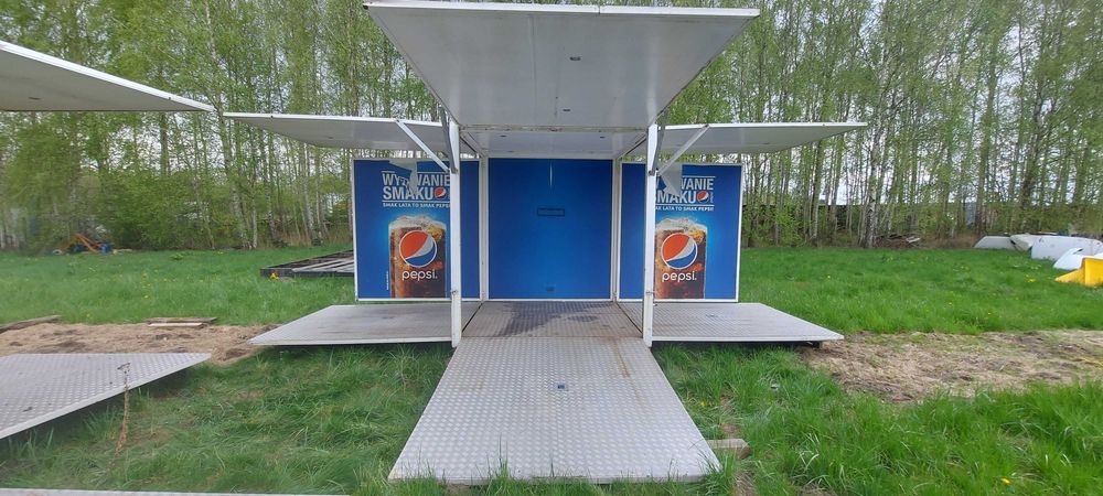 Scena Na Eventy, Kontener, Reklama, Magazyn, przyczepa do transortu