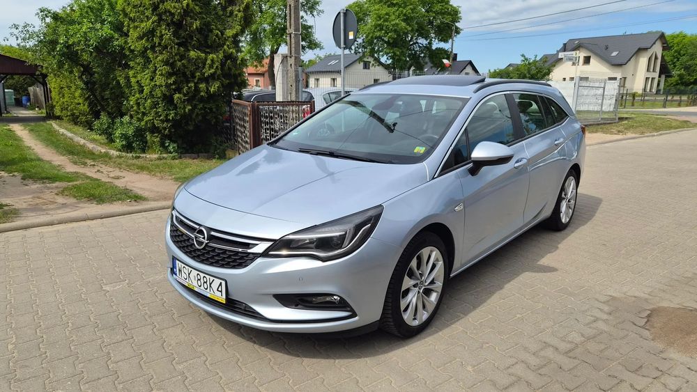 Opel Astra Sport Tourer 1.0 Turbo 105KM 2016r Szyberdach Nawigacja Hak Parktronik