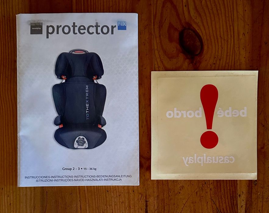Cadeira auto criança grupo 2 e 3 iso fix casualplay