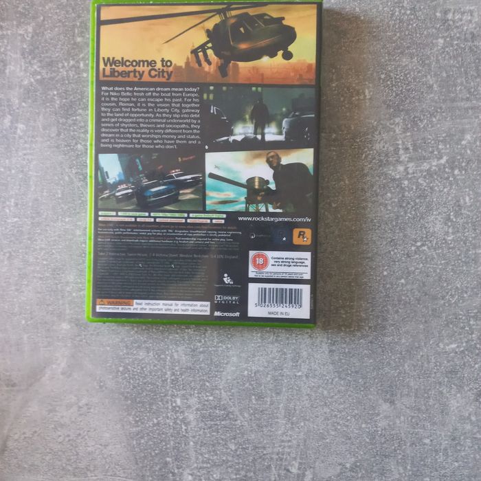 GTA IV Xbox 360.