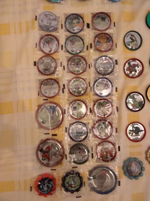 133 Tazos | Pokemon / Yu-Gi-Oh / Metabots / Shinchan / Desporto